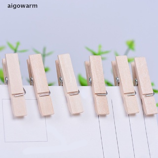 aigowarm 50x25mm mini natural de madera de tela de papel fotográfico clavija ropapin artesanía clips artes cl (3)