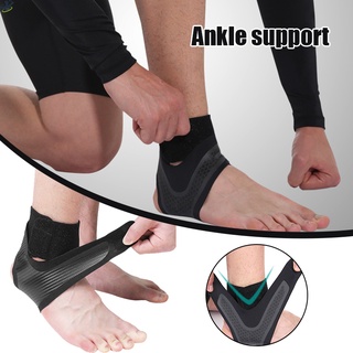 Ll tobillo soporte en forma de V diseño de presión transpirable Nylon deportes Protector de tobillo para correr baloncesto