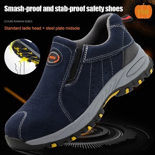 Los Hombres De Seguridad Zapatos De Trabajo De Verano Transpirable Seguro A Prueba De Pinchazos Zapatillas De Deporte