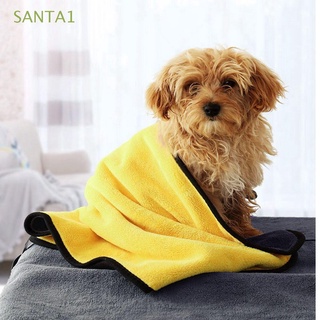 santa1 espesar toalla de perro suave mascotas suministros de baño gato toalla de ducha de microfibra super absorbente secado rápido acogedor lavable transpirable herramienta de limpieza