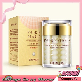 bioaqua brand pure pearl crema cuidado de la piel ácido hialurónico hidratante profundo
