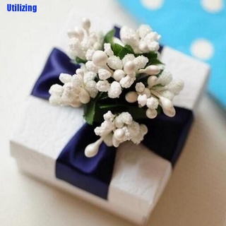 12x mini estambre artificial de seda para ramo de flores decoración de boda/diy/manualidades/caja de regalo (5)