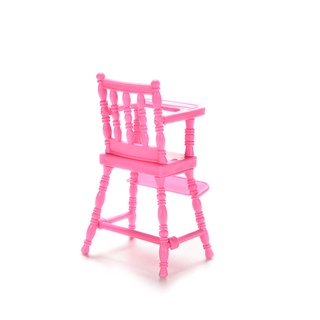 [nw] 1 pieza de muñeca linda silla alta de plástico para casa de muñecas/juguete/muebles/juguetes para barbie (4)