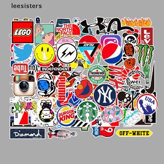 Leesisters 100 Classic Fashion Style Graffiti Sticker Car Suitcase Laptop Skateboard Stiker CL