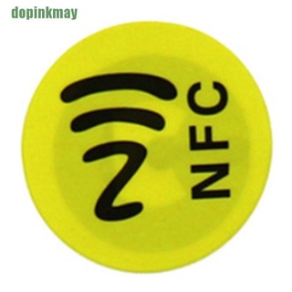 dopinkmay 1pcs impermeable pet material nfc pegatinas inteligentes ntag213 etiquetas para todos los teléfonos hggh (3)