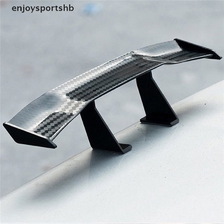 [enjoysportshb] Hot Universal Mini Spoiler Car Rear Tail Decoration Spoiler Wing Carbon Fiber [HOT]