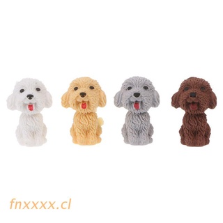 fnxxxx mini 3d lindo de dibujos animados perro goma lápiz borrador estudiante de la escuela coreano papelería corrección suministros para niños regalos