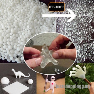 (Just) Polymorph termoplástico moldeable DIY craft juguete morph plástico pellet ornamento nuevo