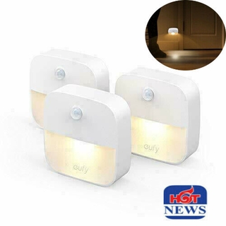 Luz nocturna cálida Eufy Lumi con Sensor de movimiento LED luz de pared para armario
