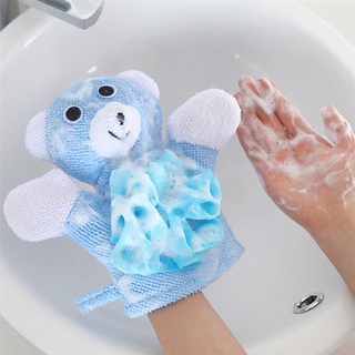 animales de dibujos animados niños lavado guantes de baño bebé baño rub toalla para bebé niños niños (3)