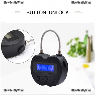 BlowGentlyWind Smart Time Lock LCD Display Time Lock Multifunction Travel Electronic Timer BGW