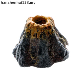 [Hanzhenhai123] acuario forma volcán y piedra de burbuja de aire bomba de oxígeno tanque de peces adorno decoración (4)