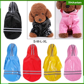 impermeable ligero para mascotas, poncho con botón ajustable, disfraz de perrito, ropa para mascotas, mediano y grande (1)