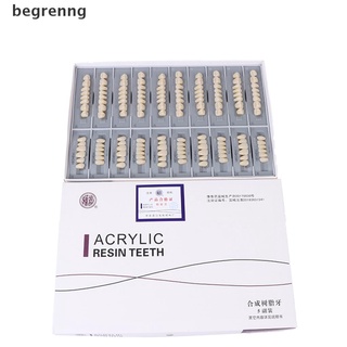 begrenng 5 juegos/caja dental sintético polímero dientes resina prótesis dental modelo cl (8)