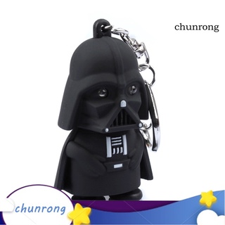 Llavero Chunrong Star Wars Darth Vader luz Led sonido/llavero colgante decoración regalo