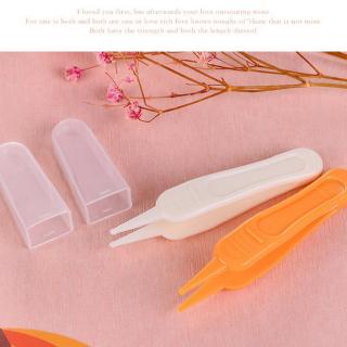 Orejas de bebé nariz pinzas de plástico Booger Picking Clip ombligo seguridad bebé herramienta de limpieza (6)