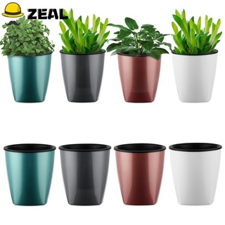 Zeal/suministros De maceta De plantas De jardín De balcón para oficina/hogar/Flores/multicolores