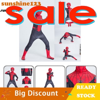 <sunshine123> disfraz de película lavable personaje película personaje araña hombre disfraz resistente al desgaste para la decoración