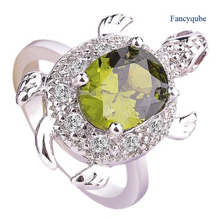 fancyqube - anillo esmeralda de plata 925