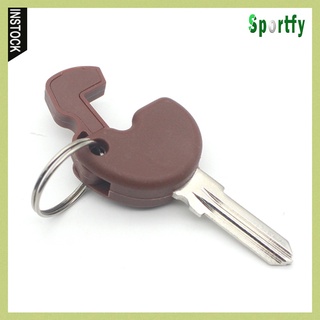 Sportfy llave en blanco sin cortar + reemplazo de Chip transpondedor Universal Fit para Piaggio