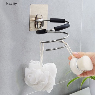 kaciiy - soporte adhesivo para secador de pelo, soporte para secador de pelo, organizador, estante espiral, soporte cl