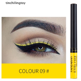 [tinchilingtoy] 12 Colores Mate Color Delineador Kit De Maquillaje Impermeable Colorido De Ojos Pluma [Caliente]