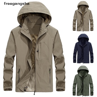 [rfe] chaqueta impermeable para hombre a prueba de viento al aire libre senderismo con capucha lluvia mac abrigo outwear fvxh