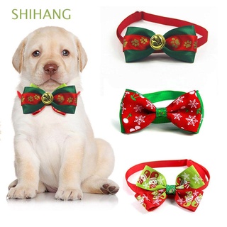 Shihang Collar ajustable para perro para cachorro gatito navidad perro decoración perro pajarita Collar perro aseo cumpleaños Bowknot gato pajarita cuello correa gato Collar