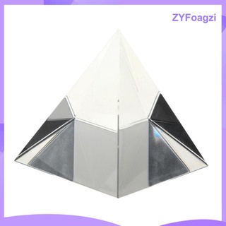 50mm K9 Artificial Cristal Pirámide Prisma Decoración Del Hogar Adorno Ciencia (3)