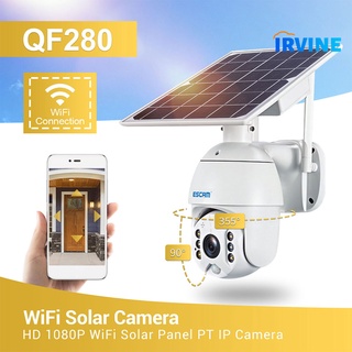 Cámara irvn Ptz Ip con alarma Wifi impermeable Solar Qf280 1080p