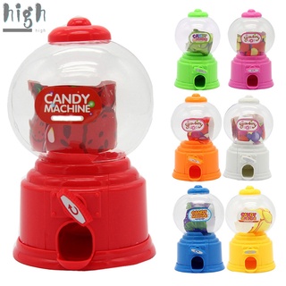 lindo dulce mini máquina de caramelo dispensador de burbujas banco de monedas juguetes niños regalo