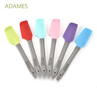 ADAMES Mini Scrapers Cooking Cake Tools Spatulas Batter Mixing Cream Butter Spoon Jar Food Can Kitchen Accessories/Multicolor