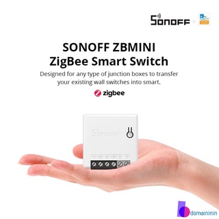 Woma Sonoff Zb Mini Interruptor Inteligente De dos vías Zigbee 3.0 Diy App control Remoto Funciona con Interruptor Inteligente/ Hue Hub WIN