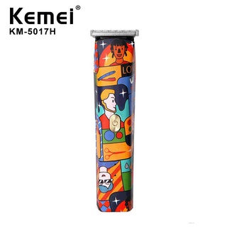 Kemei KM-5017H Personalizado Graffiti Eléctrico Clipper Pelo Profesional Trimmer Para Barbería Madlion.cl