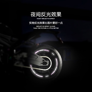 Pegatina de rueda modificada motocicleta maverick calcomanía eléctrica adecuada para Honda CB190R acero reflectante [CB190R]sysxdkj.my9.23