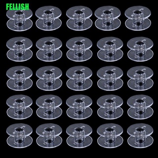 [Fellish] 10/50 bobinas de plástico para máquinas de coser, para hilos, accesorios de bobinas, 436 m (4)