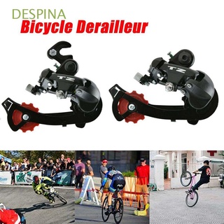 DESPINA Mountain Bike Bicycle Derailleur MTB Bicycle Parts Transmission Cycling TZ50 Hanger Mount Bicycle Accessories Durable Aluminum Alloy Rear Derailleur