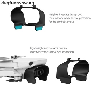 [duq] capucha de lente para dji mavic mini drone gimbal cámara parasol cubierta de lente