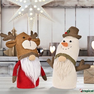 Decoración De Navidad Cornamentas Modelado Muñeca Sin Cara Rudolph +