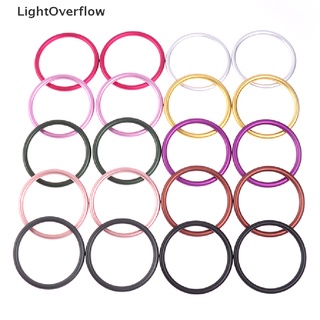 Lightoverflow 2 piezas anillo De mango De aluminio Para bebés y bebés