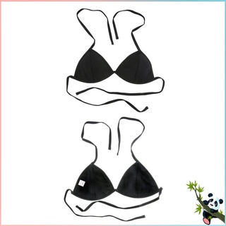 [TK] Verano De Las Mujeres Beachwear Neopren Bikini Triángulo Bandeau Push Up Traje De Baño (7)