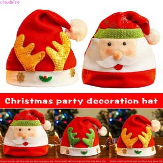 Navidad elementos Descorative gorra lindo de dibujos animados sombrero de navidad para adultos niño