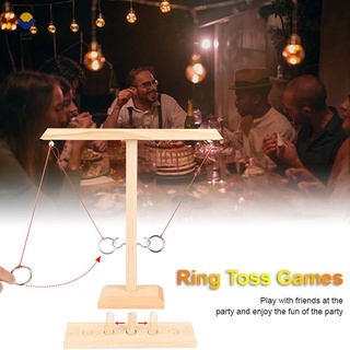 Anillo Swing lanzamiento de juego de gancho y anillo juego desmontable lanzamiento de beber anillo de juego de batalla juego de escritorio para la barra de casa