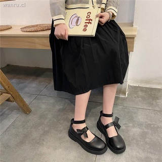 lolita mary jane pequeños zapatos de cuero mujer 2021 nuevo verano de suela gruesa salvaje japonés jk uniforme zapatos lindos zapatos individuales (4)
