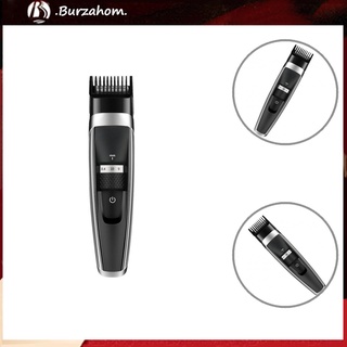 Bur_ maquinilla de afeitar eléctrica recargable USB para hombre/cortadora de pelo