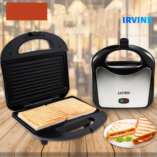 [IRVN HmApp] 750W Eléctrico Sandwich Maker Mini Parrilla Tostadora Cocina Desayuno Máquina De Pan