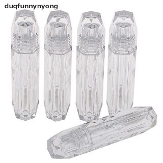 [duq] 4 ml 5/10pcs vacío brillo labial tubo contenedor bálsamo tubos diamante lápiz labial botella