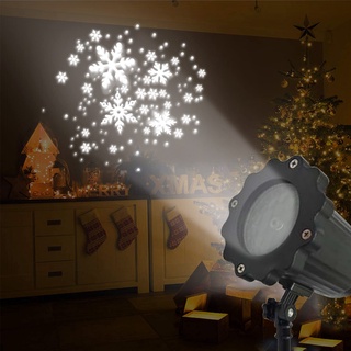 luces de proyección de navidad decoración de navidad lámpara de proyección giratoria casa fiesta novela (3)