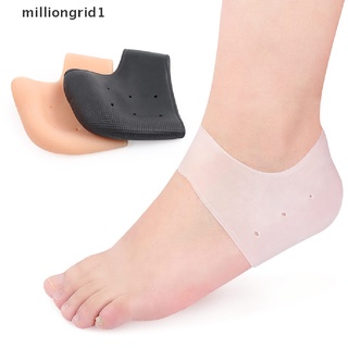 [milliongrid1] 2*calcetines de silicona para el cuidado de los pies/calcetines delgados de gel hidratante con herramienta de cuidado de los pies caliente