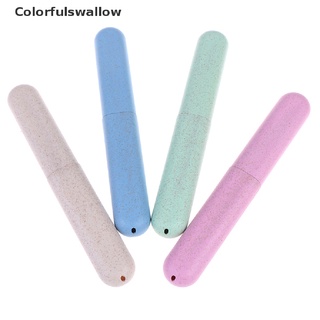 [colorfulswallow] Soporte para cepillo de dientes portátil para proteger la cubierta de viaje senderismo camping cepillo caja caliente